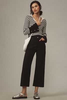 I Pantaloni Colette Cropped a Gamba Larga di Maeve