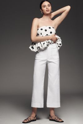 The Colette Magic Fabric Crop Wide-Leg Pants by Maeve