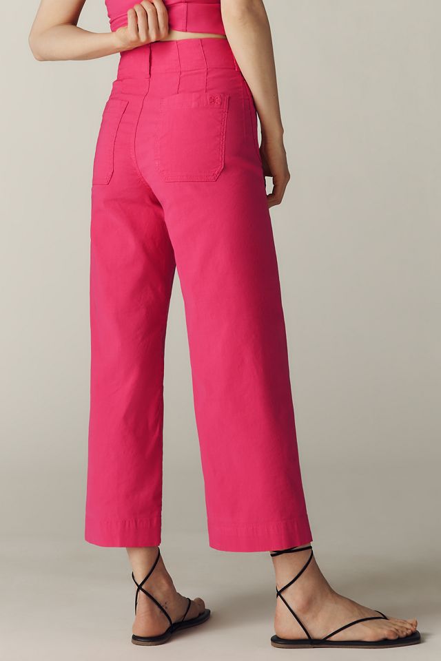 Maeve Colette High-Rise Wide-Leg Pants in Magic Fabric #2