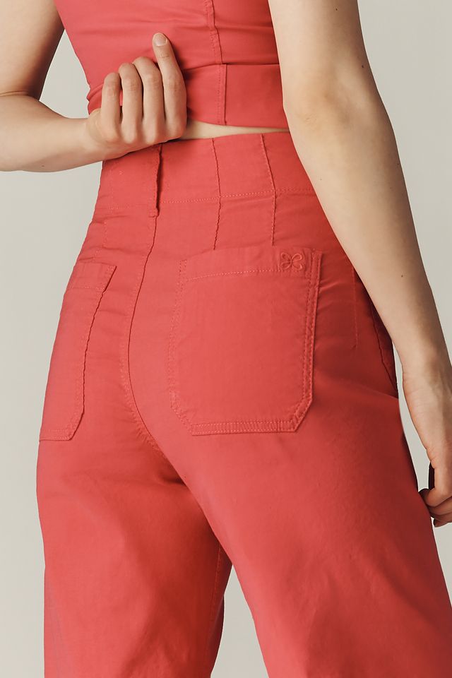 Maeve Colette High-Rise Wide-Leg Pants in Magic Fabric #3