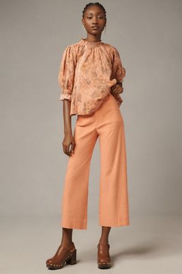 I Pantaloni Colette Cropped a Gamba Larga di Maeve