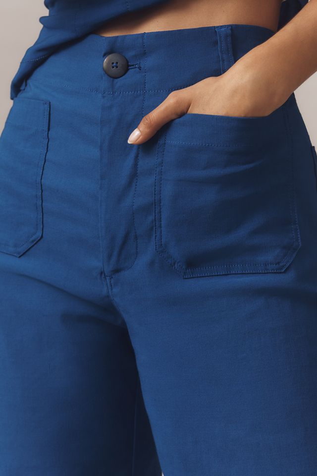 The Colette Magic Fabric Crop Wide-Leg Pants by Maeve #2
