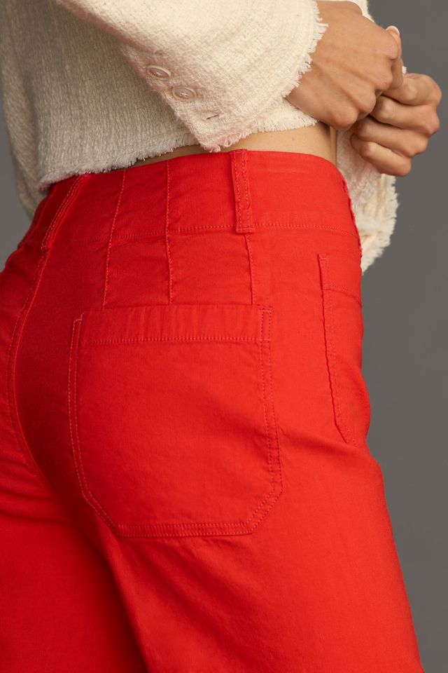 The Colette Cropped Wide-Leg Trousers by Maeve #3
