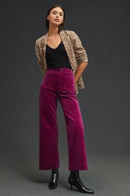 purple corduroy pants