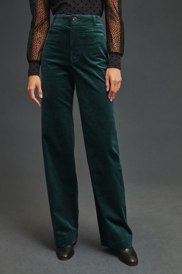 The Colette Wide-Leg Corduroy Pants #1