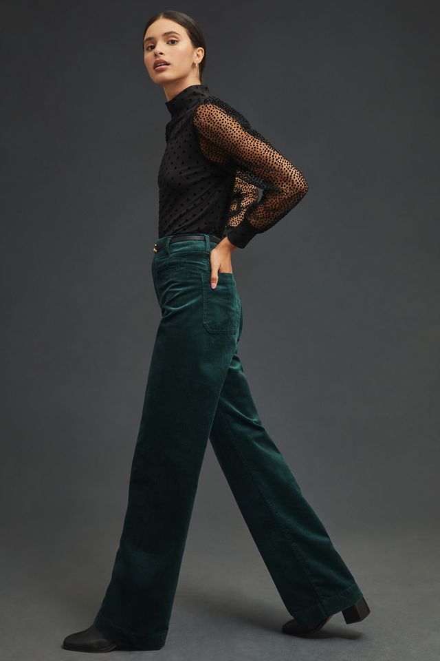 The Colette Wide-Leg Corduroy Pants #3