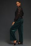 Colette High Rise Wide Leg Cord - Syrah Red