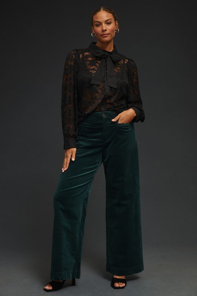 The Colette Wide-Leg Corduroy Pants #6