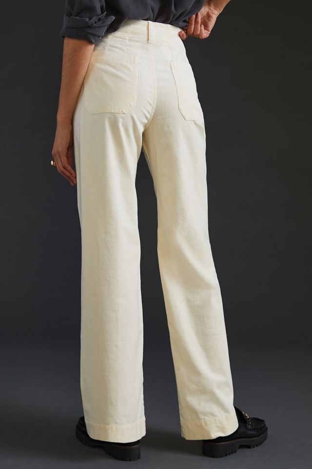 Maeve Colette Corduroy Pantalones de pierna ancha #3