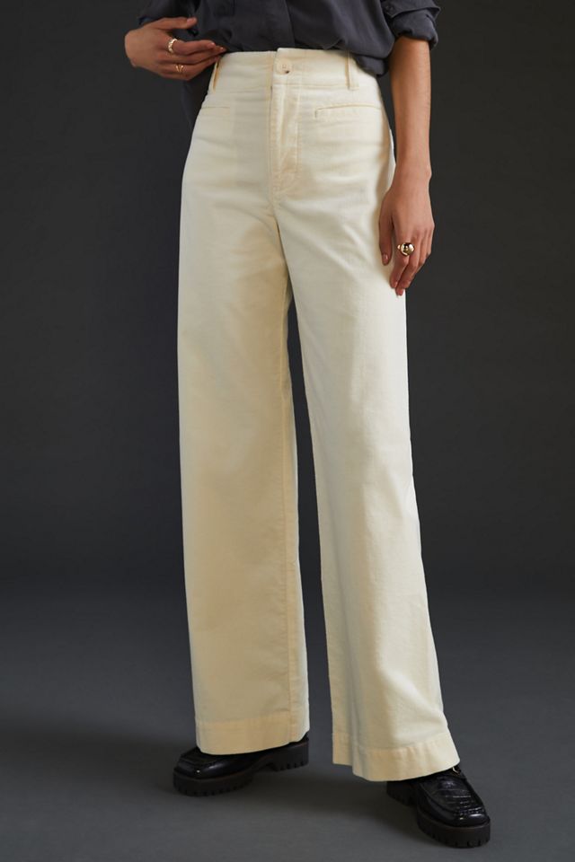 Maeve Colette Corduroy Pantalones de pierna ancha #4