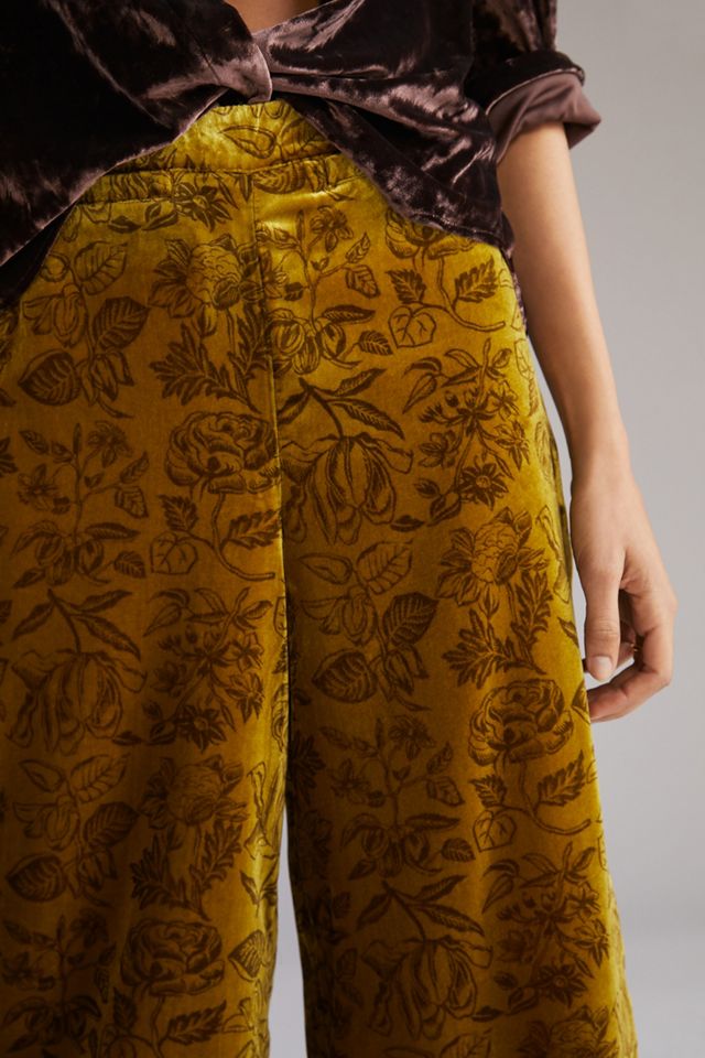 Pantalon large en velours #1