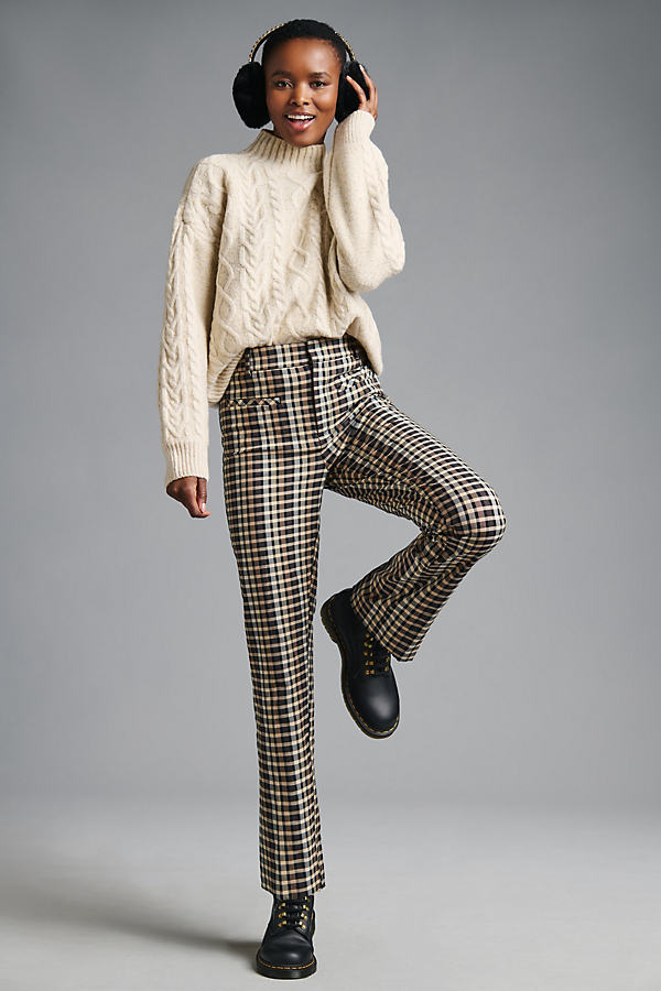 Maeve The Essential High-Rise Kick-Flare Trousers
