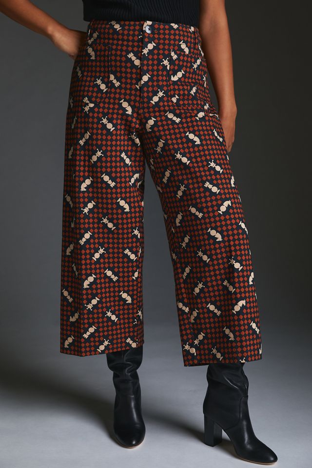 The Colette Ponte Crop Wide-Leg Pants by Maeve #6