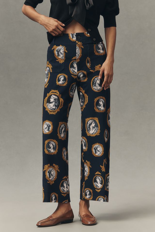 The Colette Ponte Crop Wide-Leg Pants by Maeve #1
