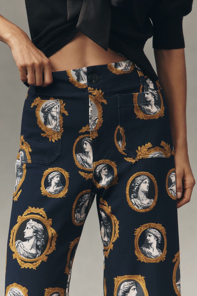 The Colette Ponte Crop Wide-Leg Pants by Maeve #3