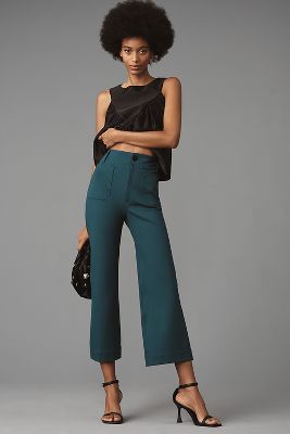 The Colette Collection By Maeve Maeve The Colette Ponte Trousers In Multicolor