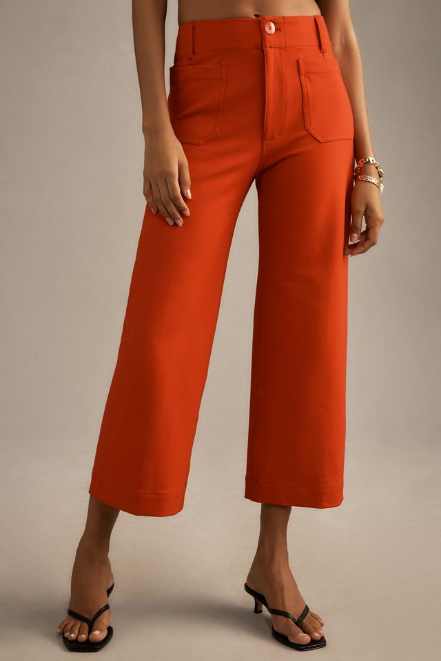 The Colette Ponte Crop Wide-Leg Pants by Maeve #1