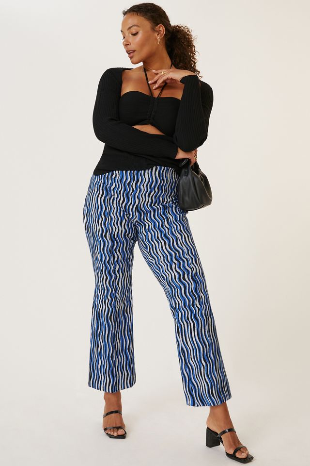 Maeve The Margot Cropped Kick Flare Pants #4