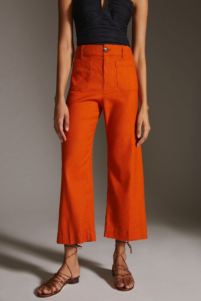 Colette European Linen Stretch Wide Leg Pants #1