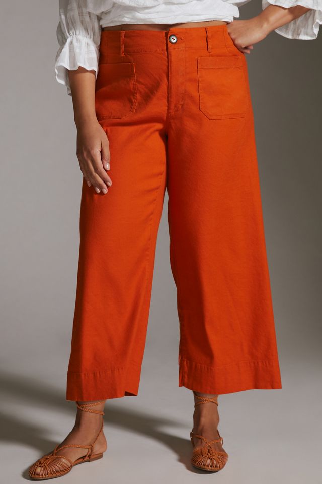 Colette European Linen Stretch Wide Leg Pants #6