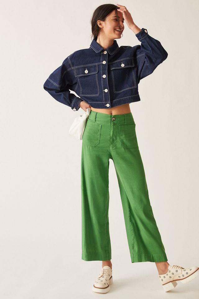 Maeve Colette Wide-Leg Pants