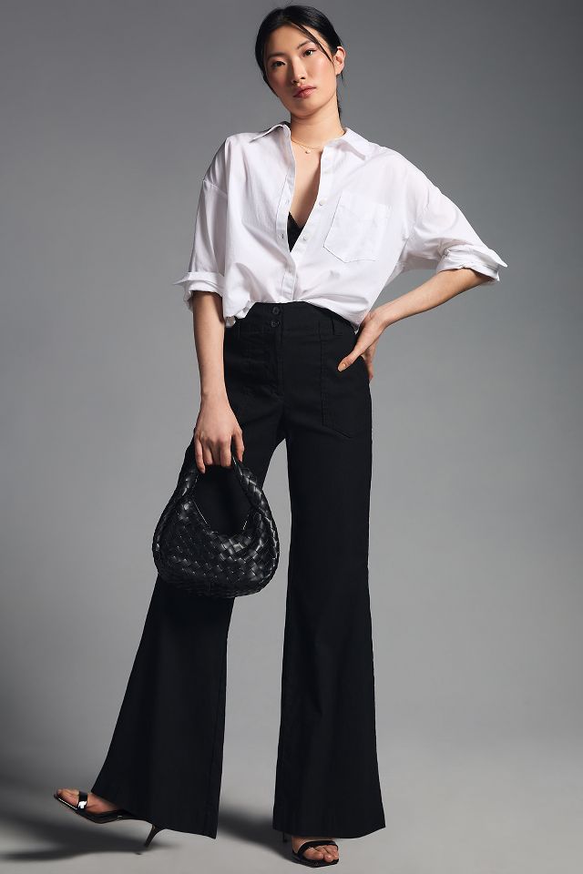 The Naomi Wide-Leg Flare Pants by Maeve