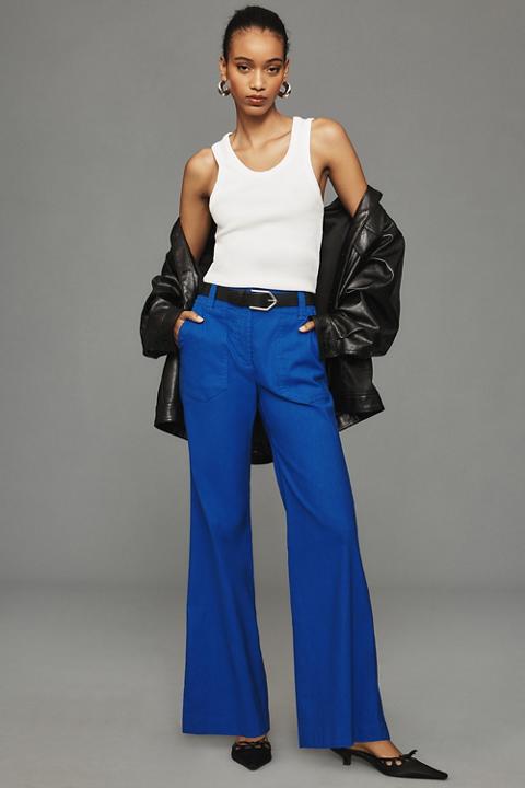 The Naomi Wide-Leg Flare Pants by Maeve
