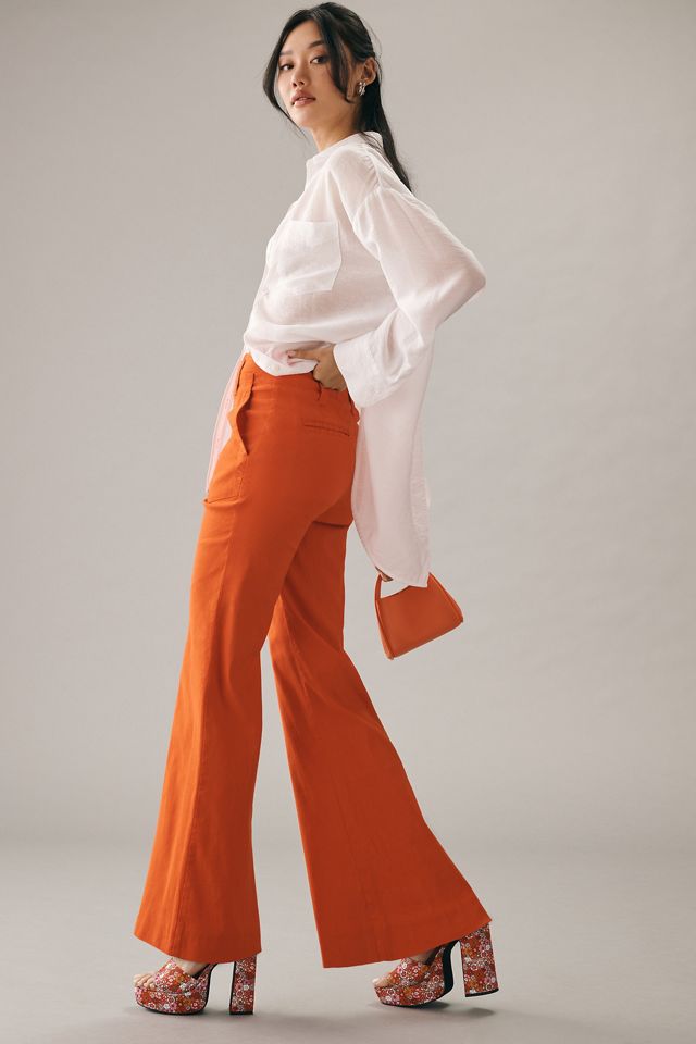 Naomi Wide-Leg Flare Pants by Maeve #3