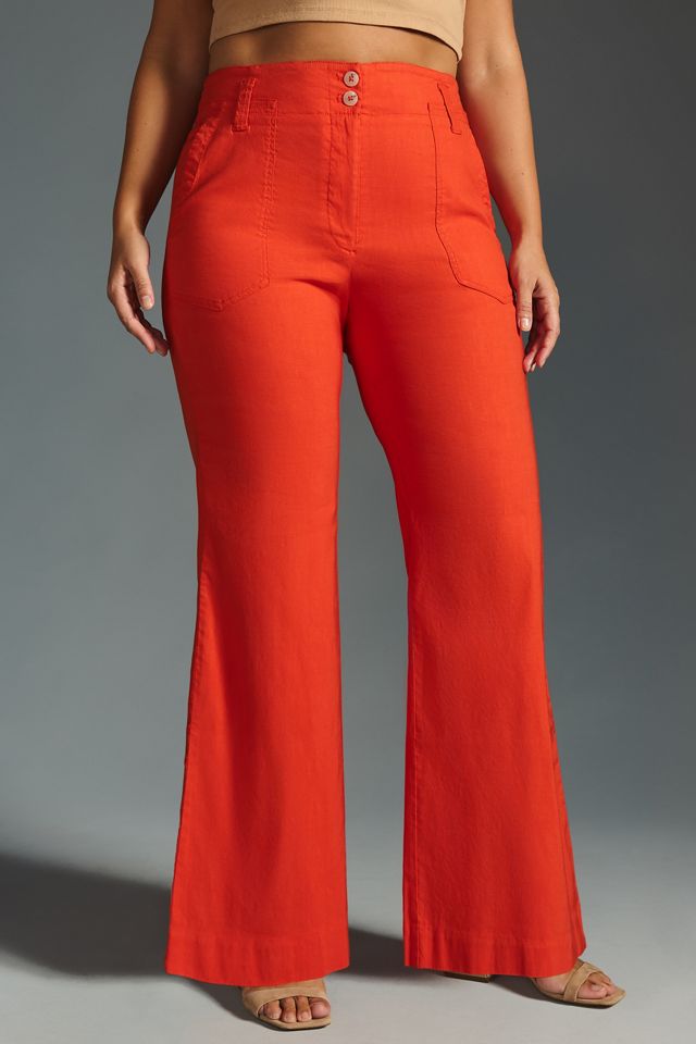 Naomi Wide-Leg Flare Pants by Maeve #7