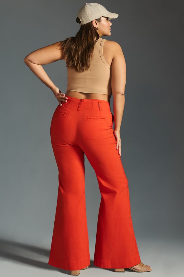 Naomi Wide-Leg Flare Pants by Maeve #9