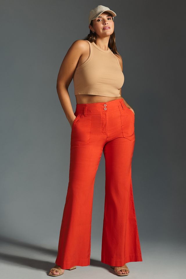 Naomi Wide-Leg Flare Pants by Maeve #6