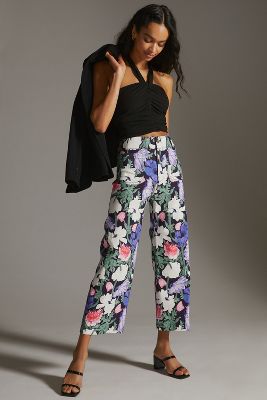 Maeve The Colette Cropped Wide Leg Trousers | Anthropologie DE