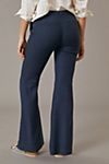Linen Low-Rise Flare Trousers #4