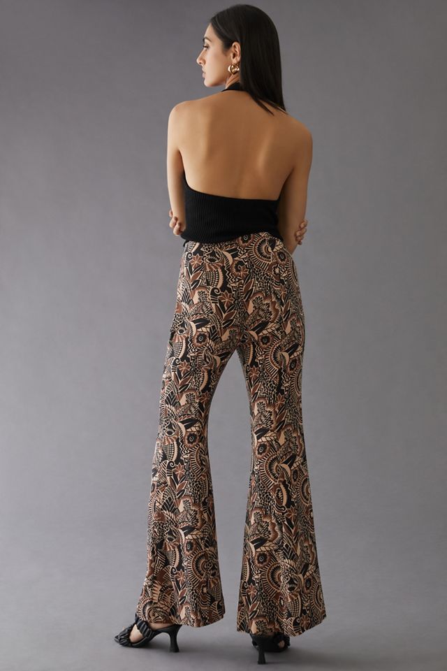 By Anthropologie Drapey Flare Pants #4