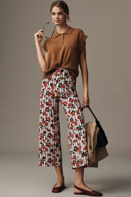 The Colette Magic Fabric Crop Wide-Leg Pants by Maeve