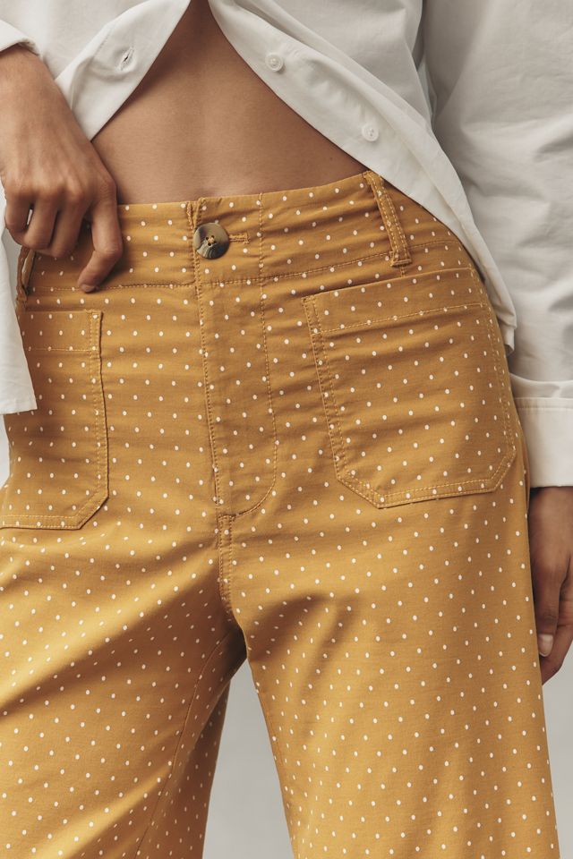 The Colette Magic Fabric Crop Wide-Leg Pants by Maeve #3