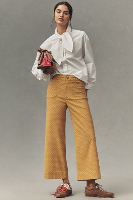 The Colette Magic Fabric Crop Wide-Leg Pants by Maeve