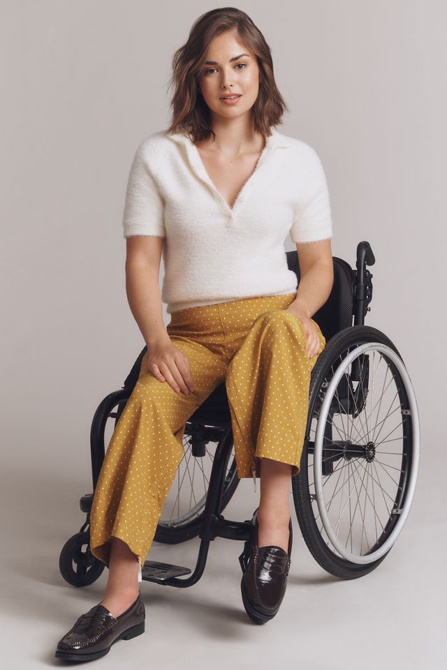 Maeve Colette High-Rise Wide-Leg Pants in Magic Fabric #2