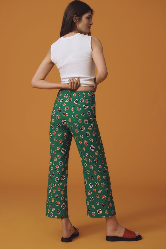 The Colette Magic Fabric Crop Wide-Leg Pants by Maeve #3