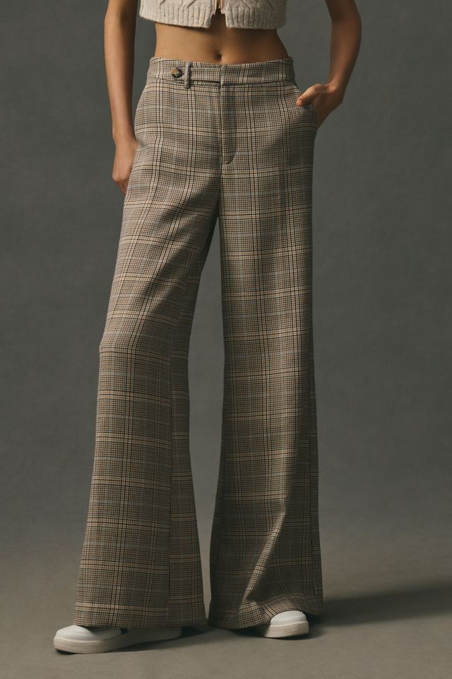 Maeve Plaid Wide-Leg Pants #3