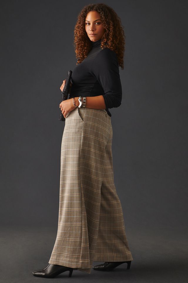 Maeve Plaid Wide-Leg Pants #11