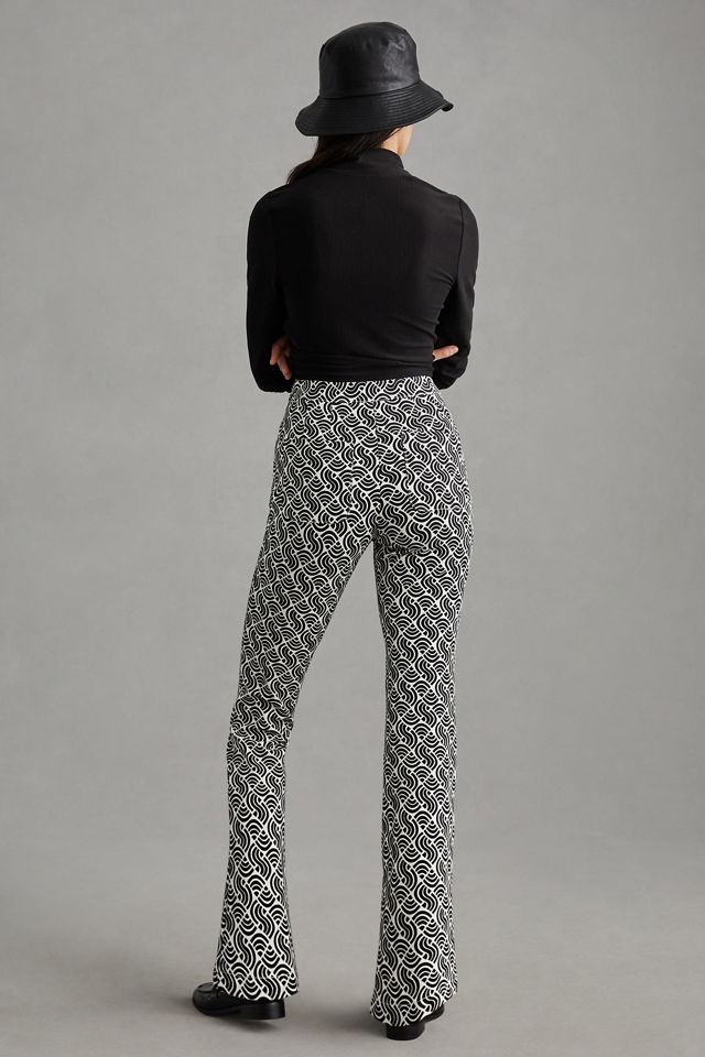 Maeve Mid-Rise Flare Stretch Pants #2