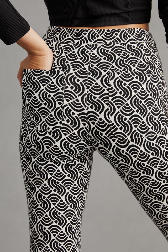 Maeve Mid-Rise Flare Stretch Pants #5