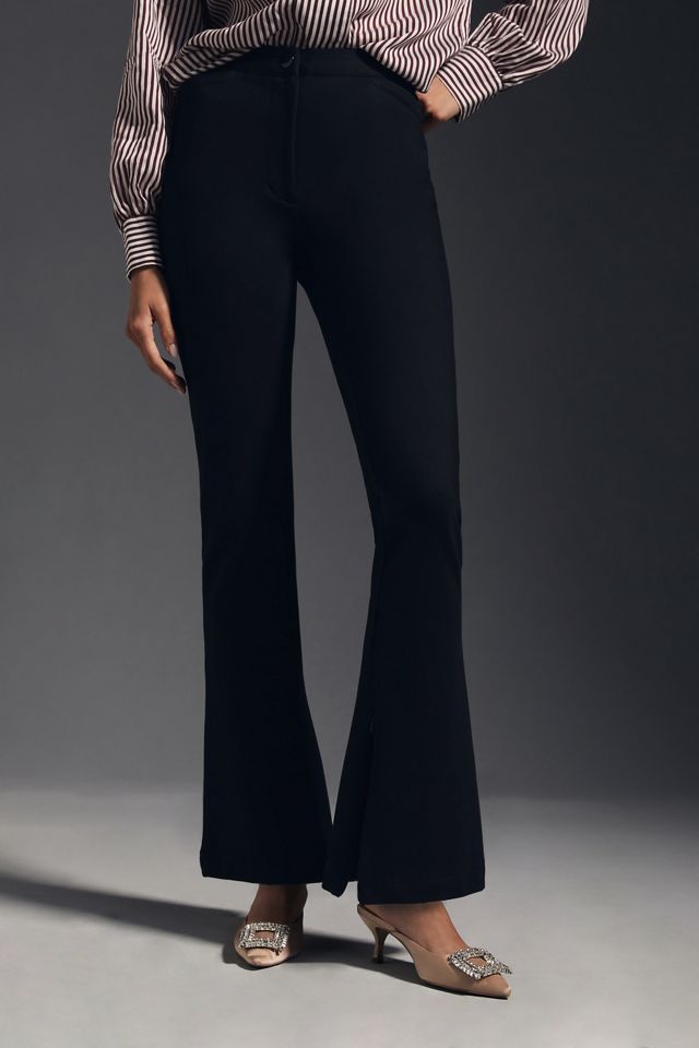 Maeve Mid-Rise Flare Stretch Pants #2