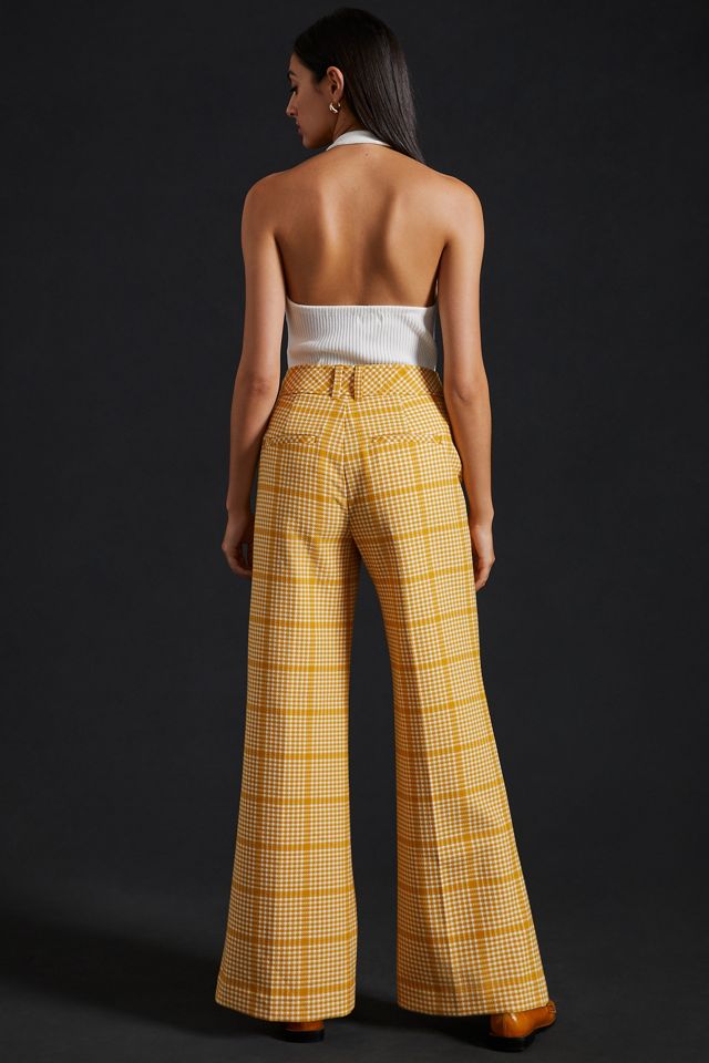 Maeve Plaid Trousers #3