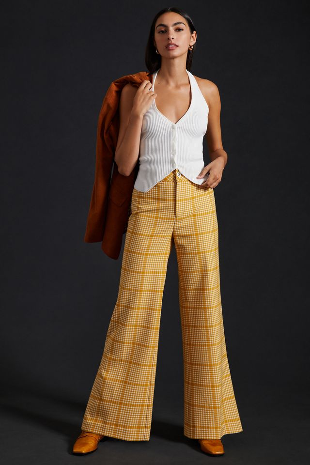 Maeve Plaid Trousers #1