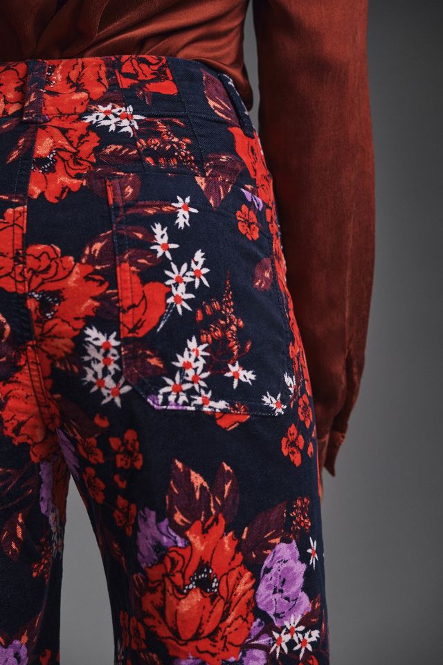 The Colette Cropped Wide-Leg Velvet Pants #3