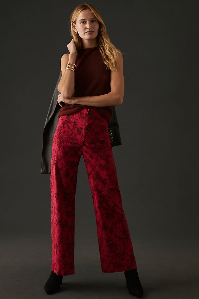 The Colette Cropped Wide-Leg Pants | Anthropologie