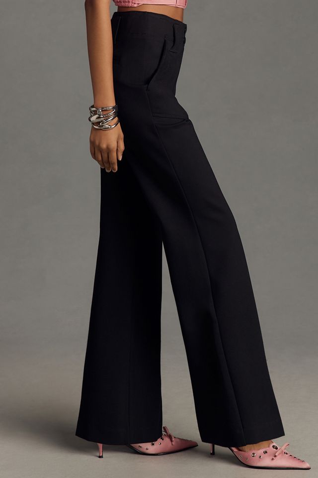 The Naomi Ponte Wide-Leg Flare Pants by Maeve #3