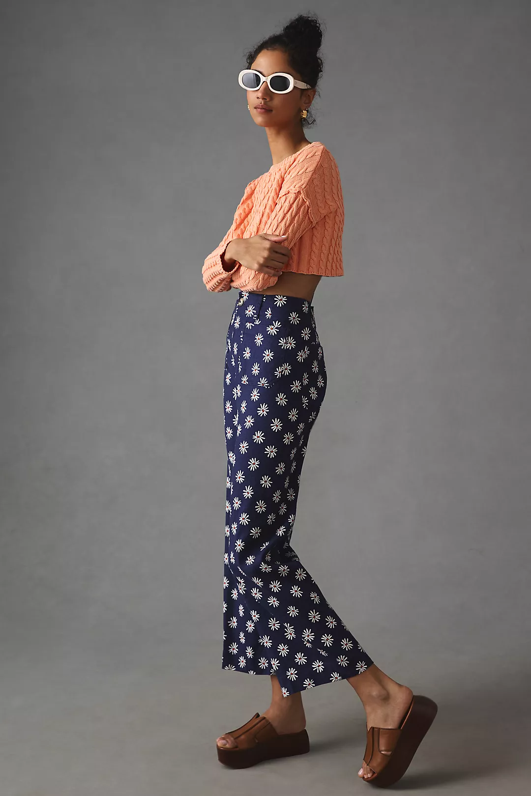 anthropologie.com | The Colette Cropped Wide-Leg Pants
